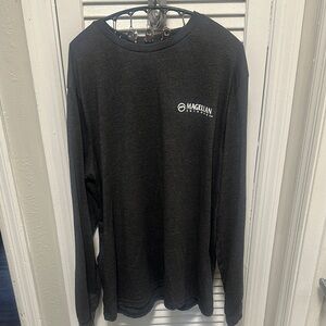 Magellan Outdoors Black Long Sleeve Tee with Crew Neck